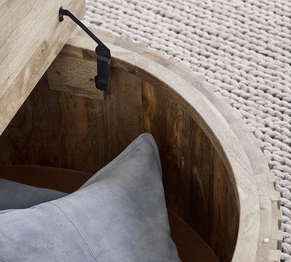 Round Storage Coffee Table - 40