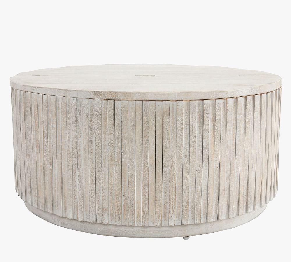 Round Storage Coffee Table - 40